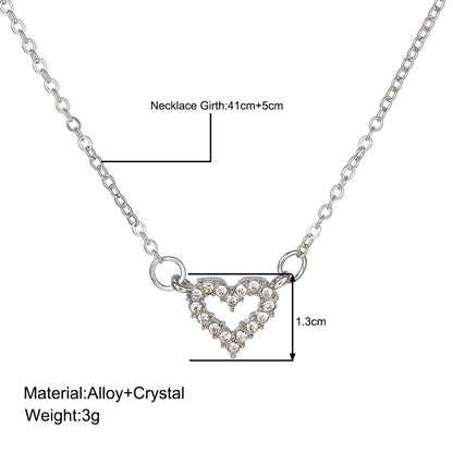 UNI-10638 - Silver Heart - Necklace