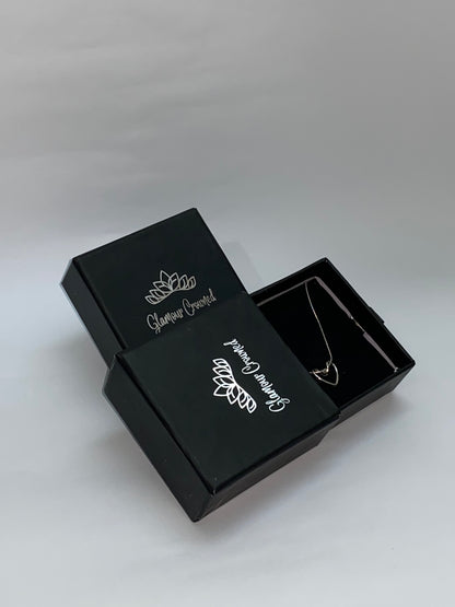 UNI-10255-Silver Heart-Necklace